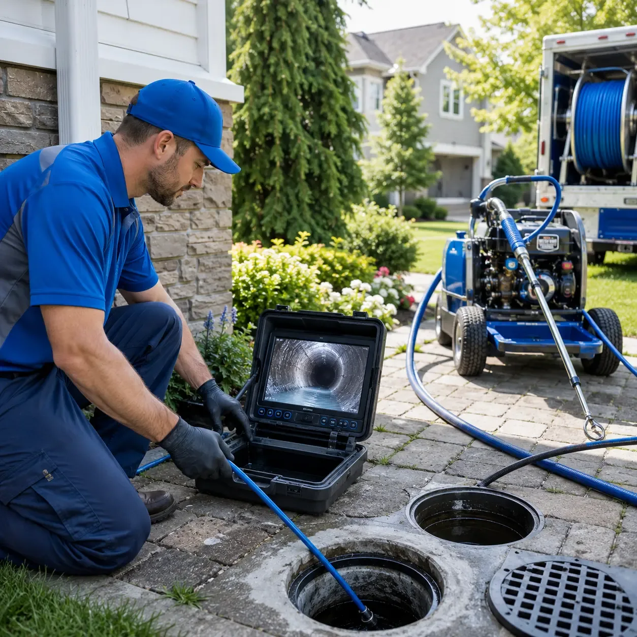 Outdoor drain cleaning professionals serving Franklin, MI