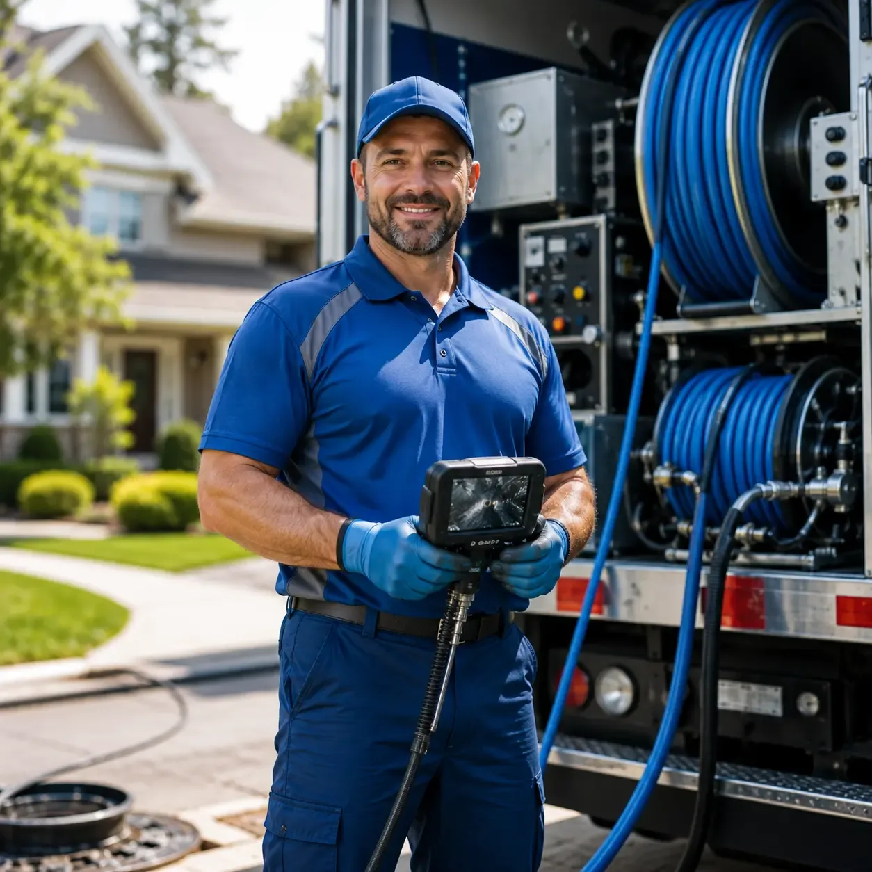 Local outdoor drain cleaning specialists in Franklin, MI